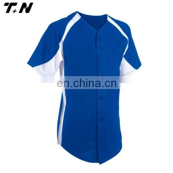 Baseball bottons shirt,mesh baseball jersey,custom baseball shirt