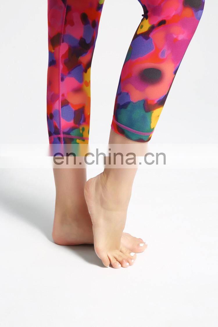 custom made sublimation yoga pants wholesale