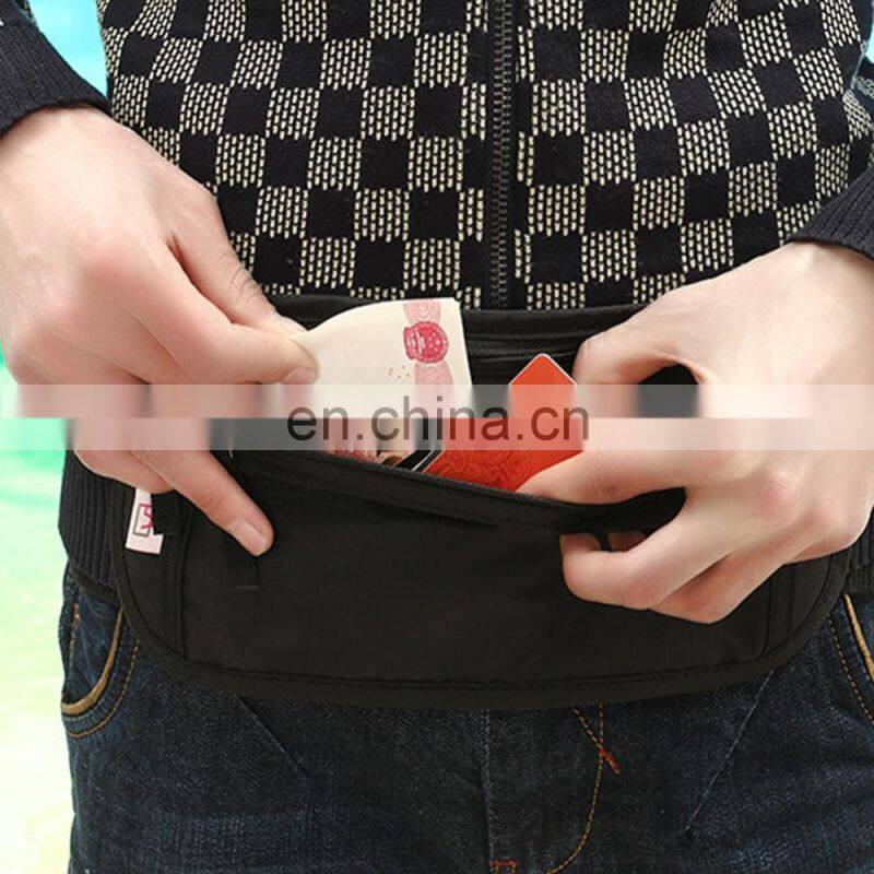 Aifan Black Ripstop Nylon Rfid Blocking Travel Stock Passport Holder