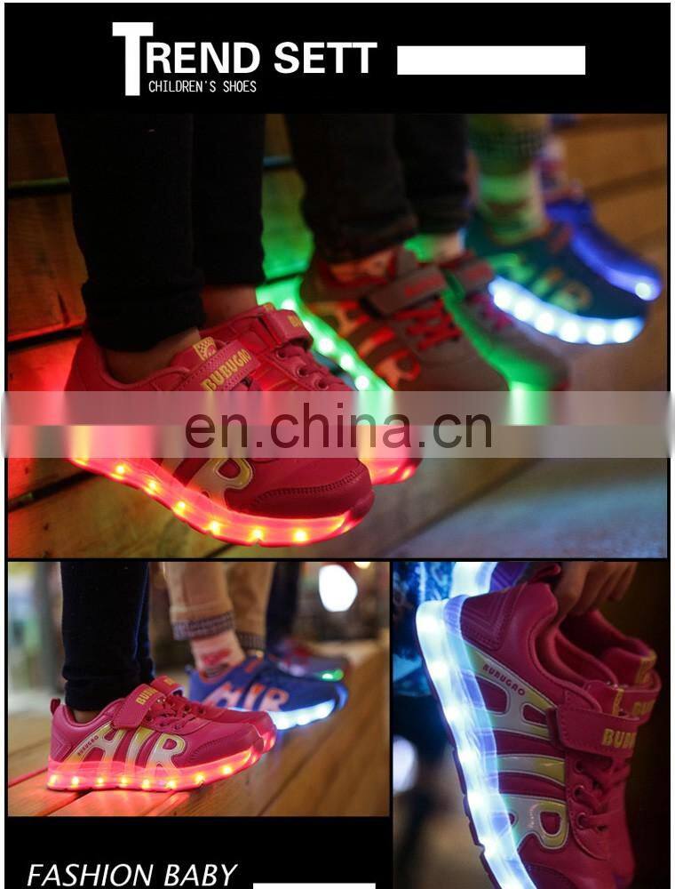 Latest AIR Led light up shoes Children kids led shoes sneakers Wholesale footwear