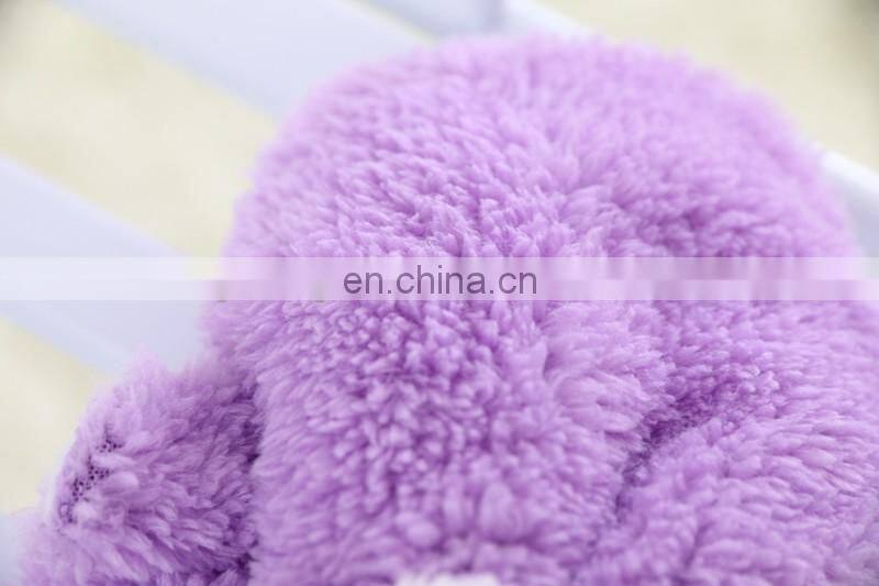 Plush Animal fleece set animal scarf lady print warm scarf