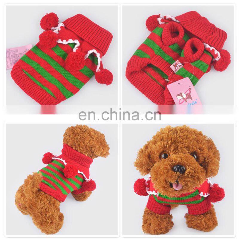 Wholesale Winter & Merry Christmas Soft and Warm Dog Cat Pet Sweater Knitwear Outerwear