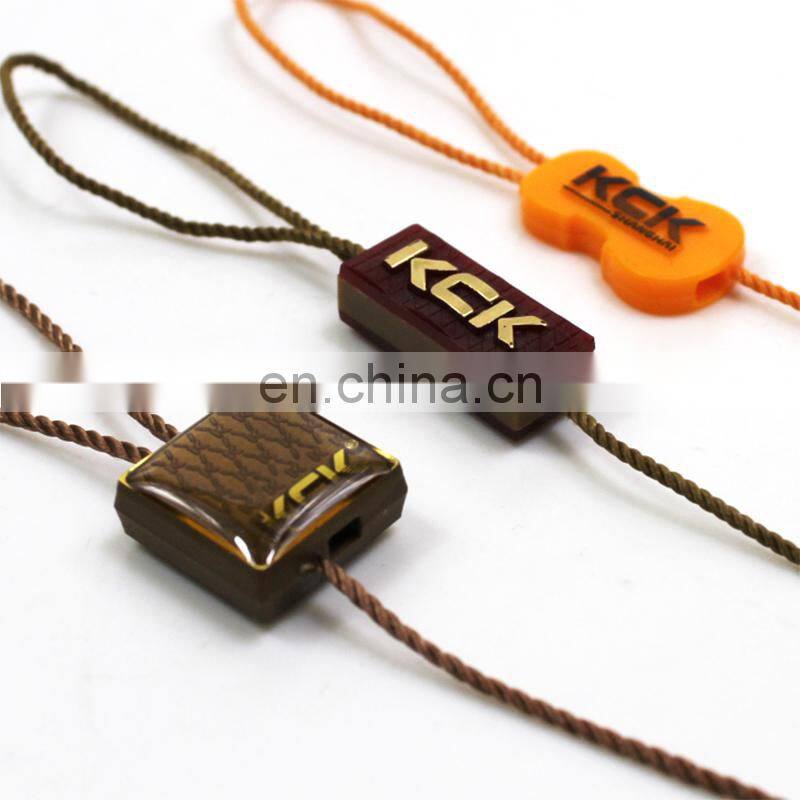 quality string seal tag, hang tag string, garment plastic seal tag