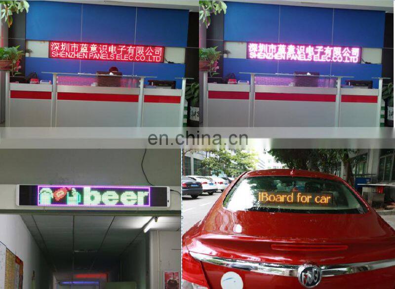 AC90-260V voltage full color LED scrolling sign