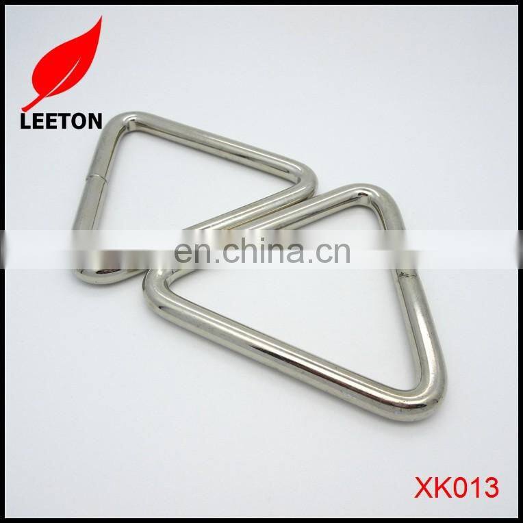 Factory supply Durable metal triangle buckle for bags