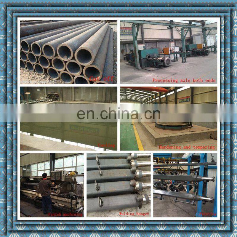 150*150 square German type welding axle tubes