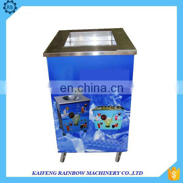 Stainless Steel Fried Ice Cream Roll Machine pan fried ice cream machine flat pan fried ice cream machine
