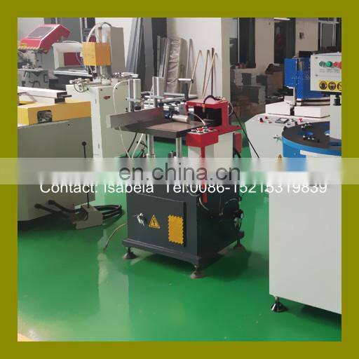 Aluminum and PVC profile window door end milling machine
