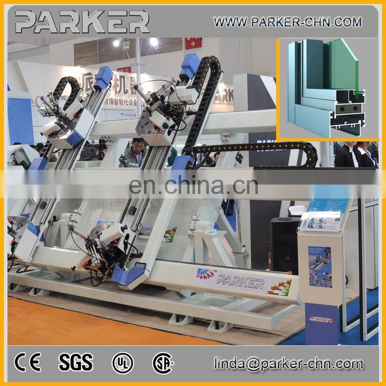 aluminium window making machine/ aluminium profile four heads crimping machine / cnc machine for aluminium windows