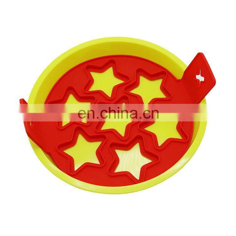 Customize Silicone Star Shaped Fried Egg Ring Omelette Egg Ring Pancake Poach Mold