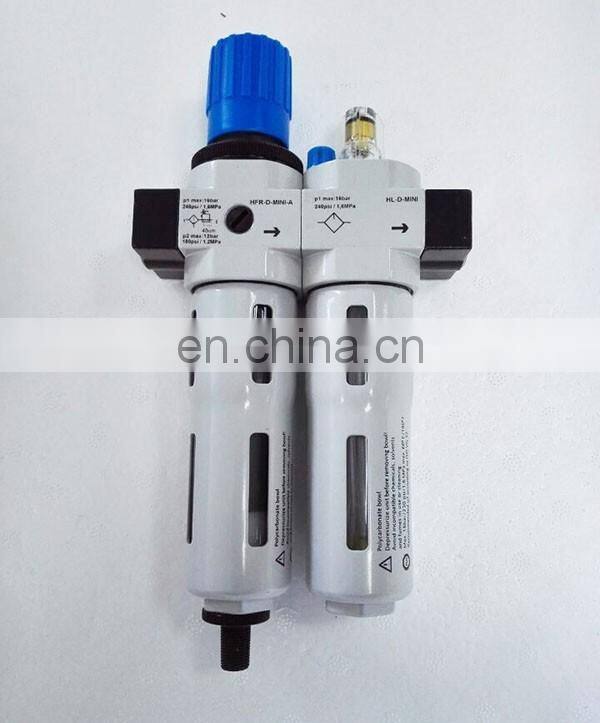 Pneumatic source treatment units filter+regulator lubricator AC2010-02 1/4 inch air filter SMC type AC series FRL Combination