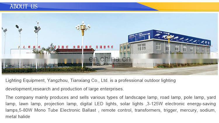 Fine quality solar street light led solar panel battery with pole ip65