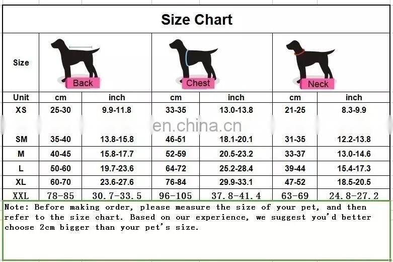 Top Quality Pet Dog Adjustable Pet Waterproof Raincoat