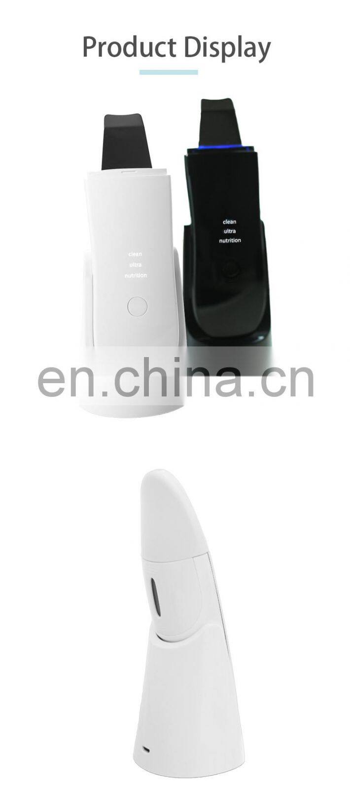 Trending Products 2019 New Arrivals Ultrasonic Pore Face Cleaner Spatula For Skin Care