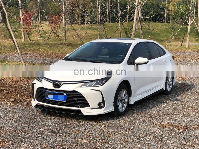 AUTO PARTS ABS PLASTIC FRONT AND REAR BODY KIT SIDE SKIRT FENDER FARE FOR 2019 corolla