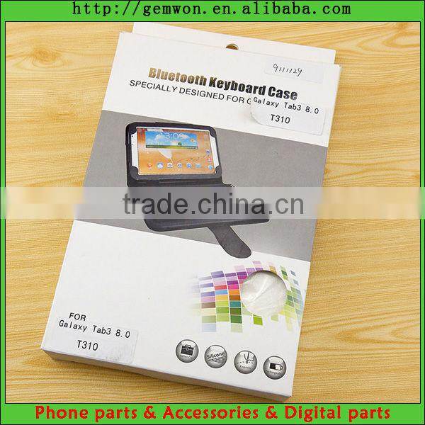 wireless bluetooth keyboard case for samsung galaxy Tab3 8.0 T310