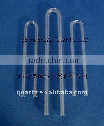 U Bend Quartz Glass Tube