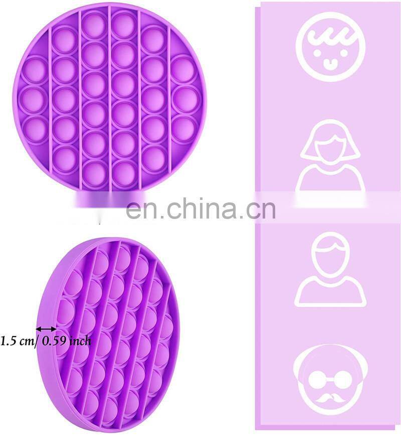 special autism bubble large square baby bubble squishy simple sensory dimple fidget toys with alphabet
