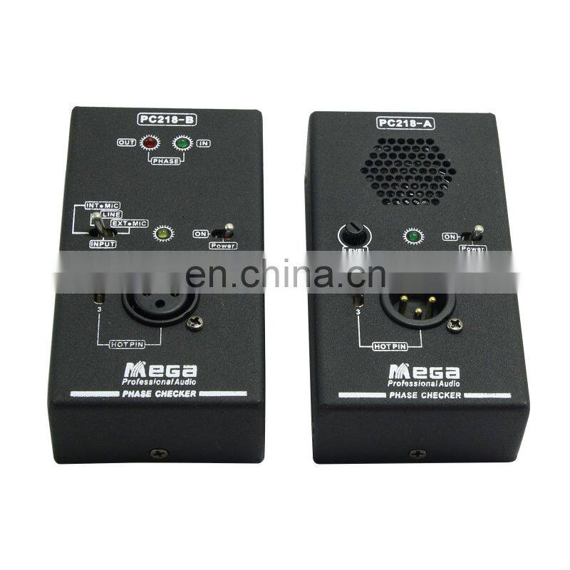 PC218 Phase Checker Polarity Tester Audio for Speaker or Microphone Sound Testing