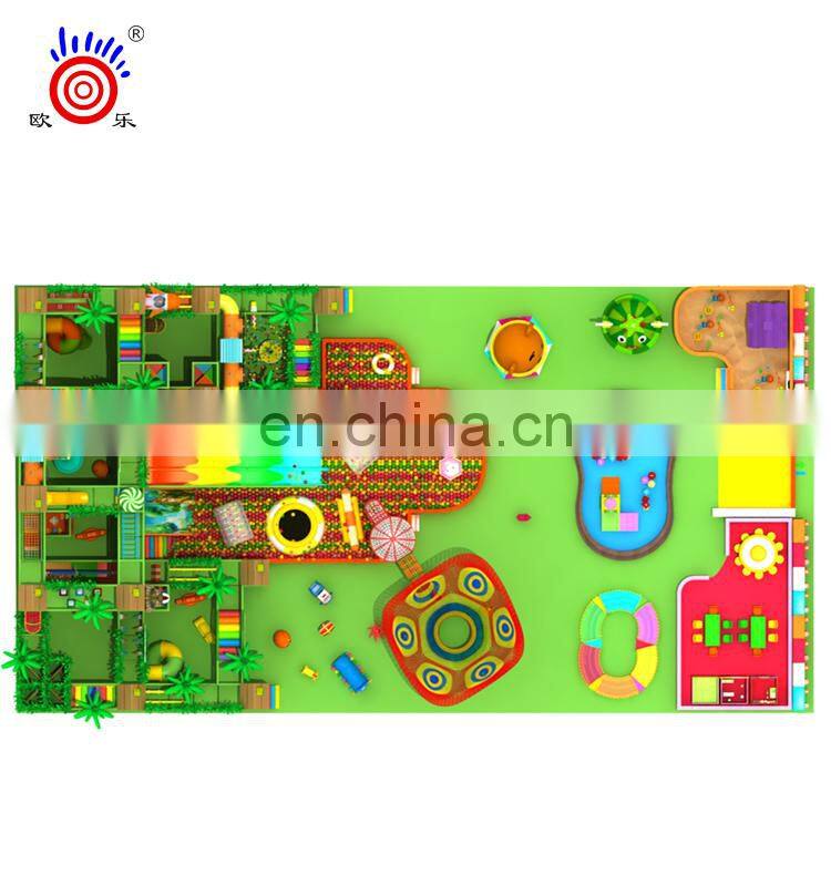 Newest kids indoor playground kids playground children play set OL-BY021
