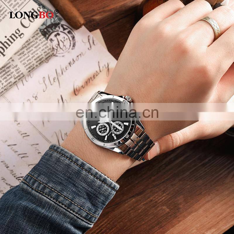 LONGBO 8342 Women Quartz Watches New Fashion Casual Stainless Steel Band Leisure Waterproof Clock