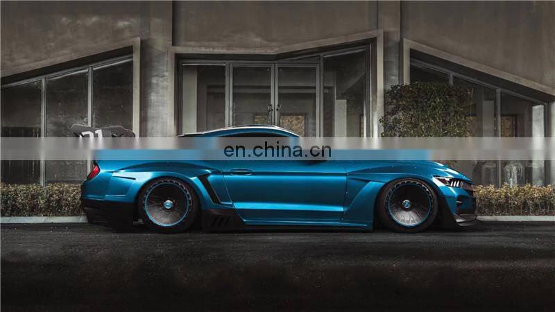 Runde High Quality For Ford Mustang Modified Dawn M1 Wide Body Kit Robot Front Bumper Hood Spoiler Rear Lip
