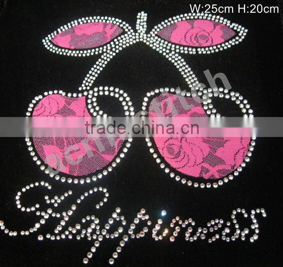Lace Mixed Rhinestone Patches /hot fix patch /iron on patch / badge