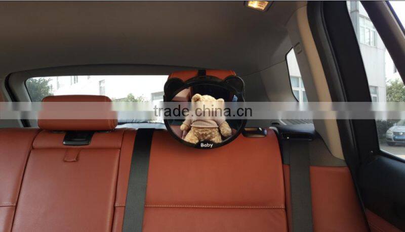 Private labeled colorful Baby safety Cars Mirror baby car seat mirror rear seat baby mirror with strap