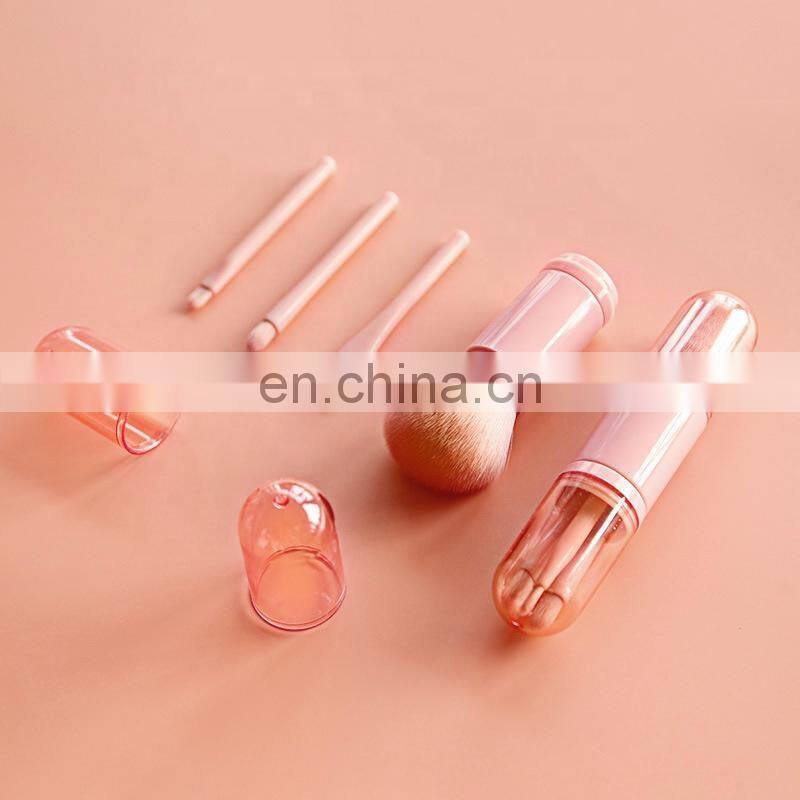 Separable 4 in 1 multifunction Mini makeup Brushes