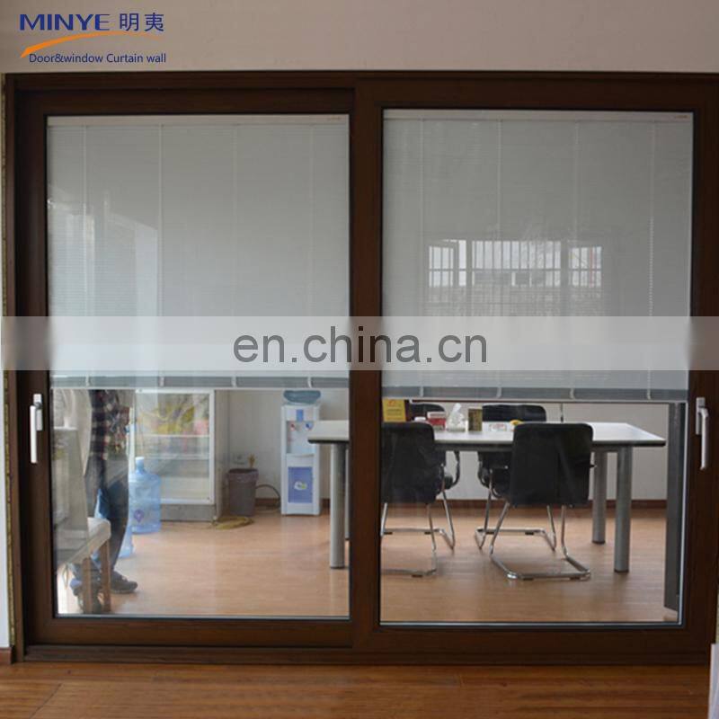 French style aluminum big lift up sliding door roll shutter inside for meeting room