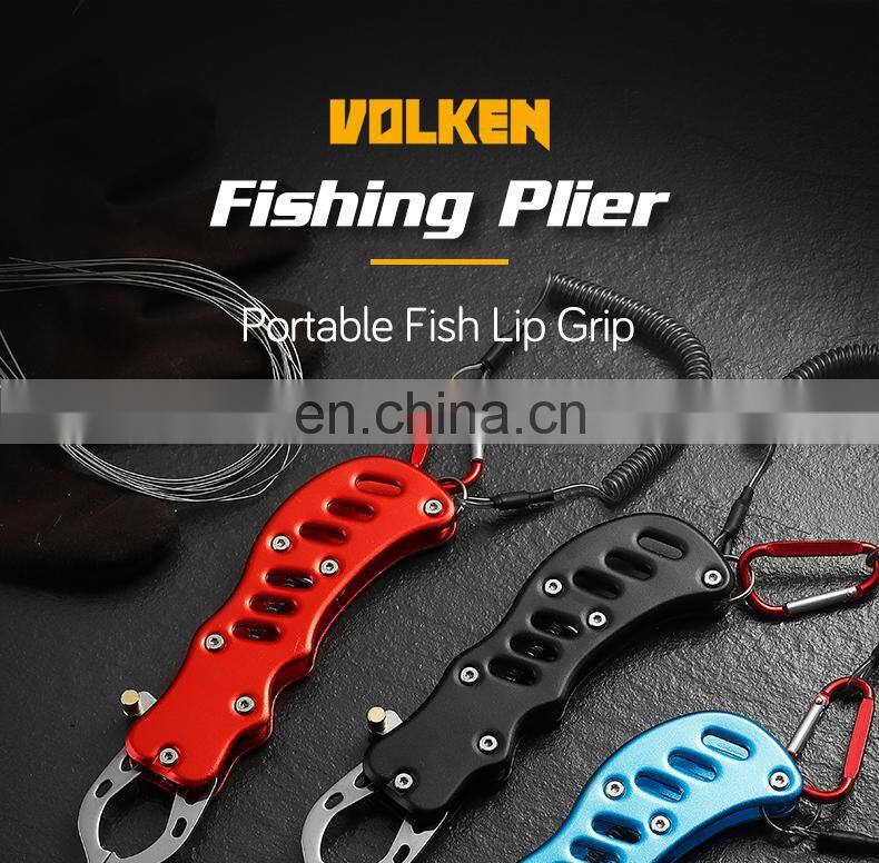 Mini High-quality Fish Lip Grips Outdoor Fishing Pliers Stainless Steel Lip Holders Factory Direct Sales in Many Colors