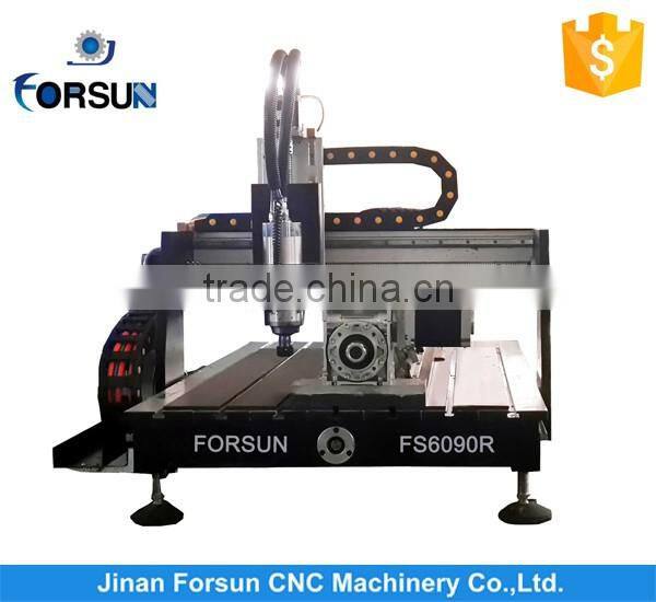 Small size FS6090A wood cnc engraving cutting machinery, aluminum milling machine for sale