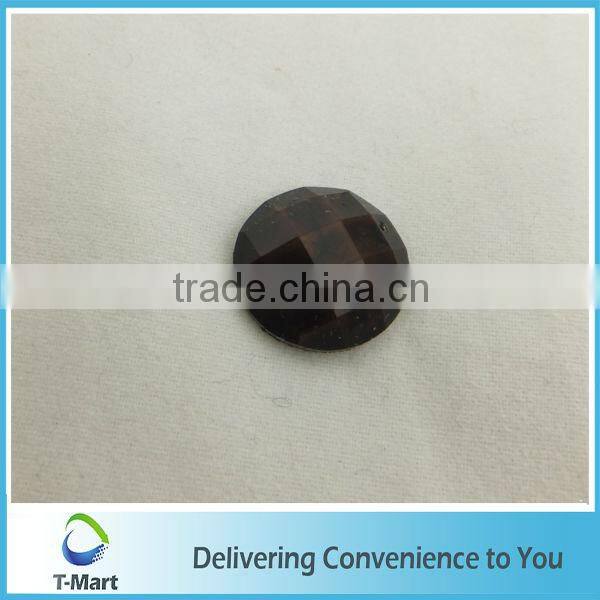 jet shinning hotfix resin rhinestone for button