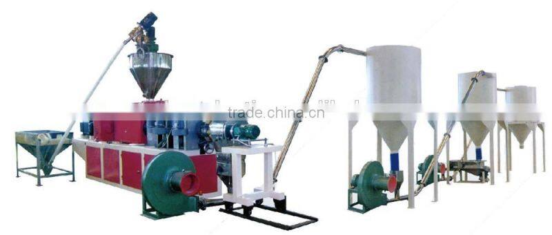PVC two stage pvc pelletizer making machine
