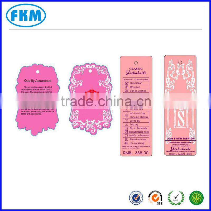 clothing labels and hang tags