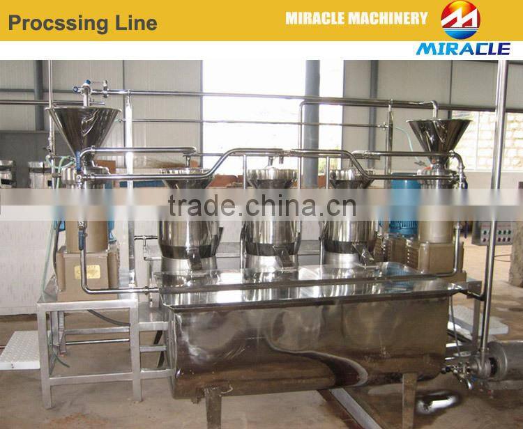 Durable and competitive price peanut seeds colloid mill for making fresh peanut butter for peanut processing industry