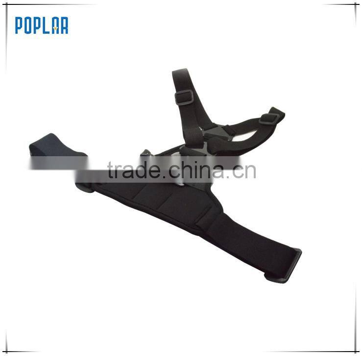 Poplar Factory price wholesale gopros harness chest strap for gopros camera heros 4 3+ 3 2 1.