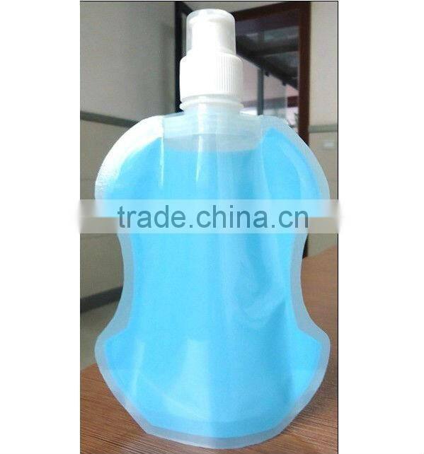 2015 kids foldable water bottle manufactured plastic water bottle with certification