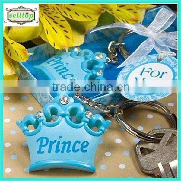 2014 cute metal keyring for boy baby shower