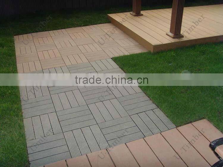 New DIY modular decking plastic material