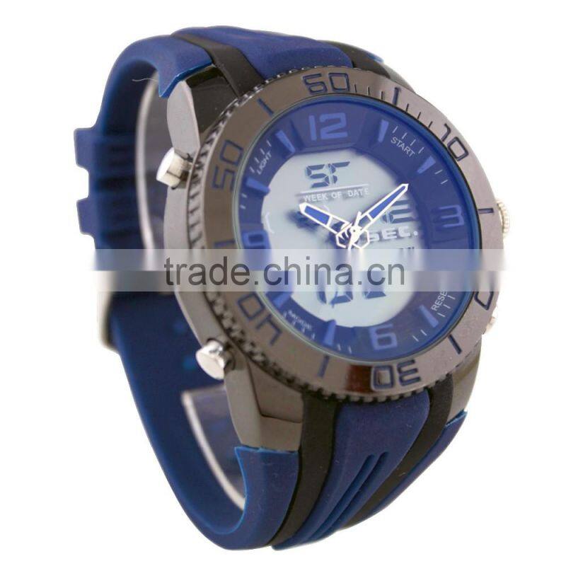 LP7635 Lowest price 30m water resistant silicone multifunction digital watch