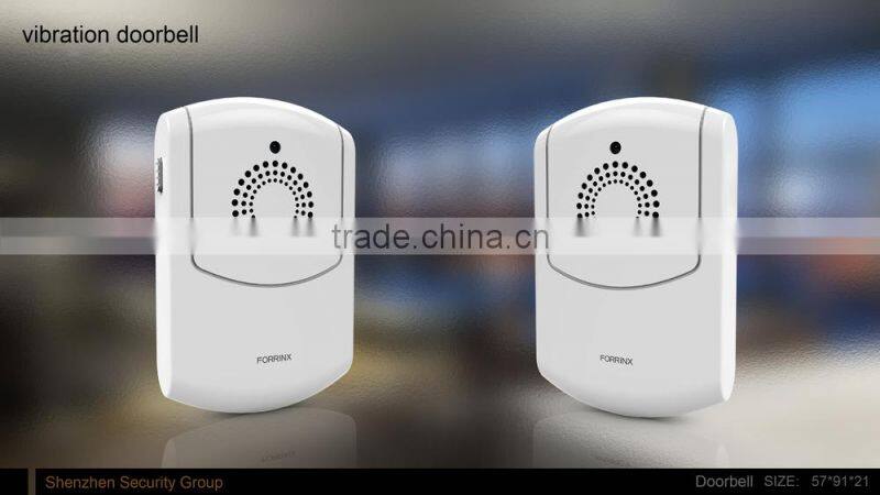 Wireless motion sensor doorbell /vibration doorbell for the deaf vibrator