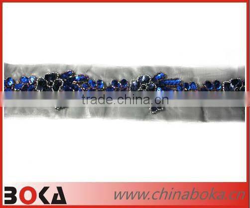 BOKA hot selling white water soluble cotton lace fabric