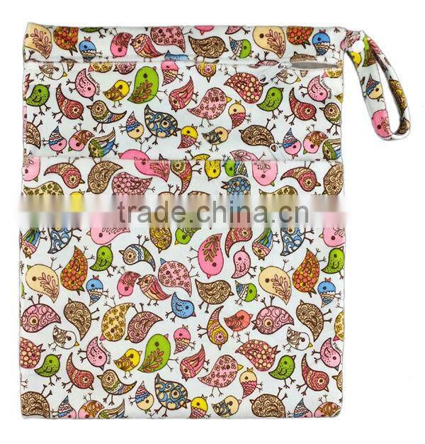 Fast Shipping Reusable Cloth Diaper Wet Bags with Waterproof TPU