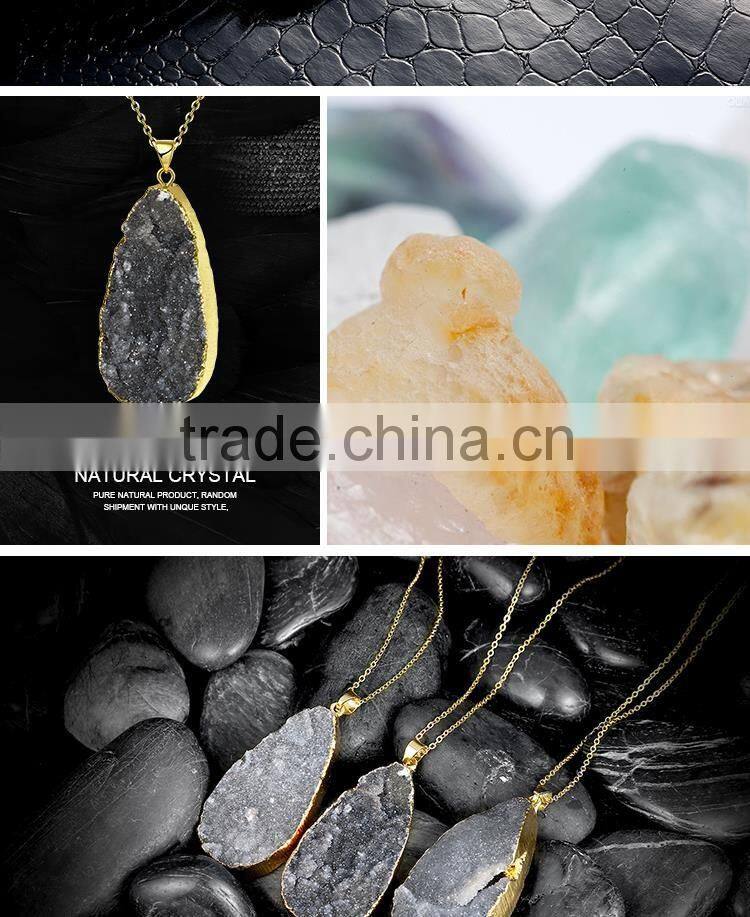 Wholesale New design cool gemstone alloy necklace