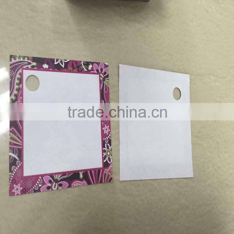 Low price paper cube memo pad with color paper box