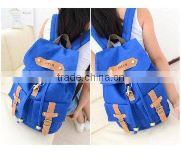 Hotsale Hot Promotion 2016 Women's Vintage Canvas Satchel Backpack Rucksack Shoulder School Bags For Teenagers Girls Backpacks