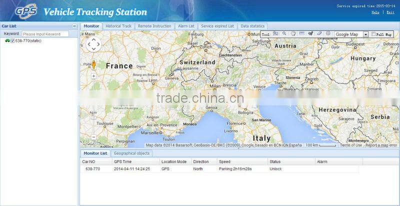 China direct easy installation U-traveller auto car key gps tracker