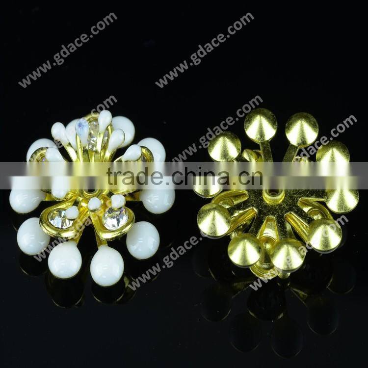 DIY jewelry accessories wholesale pink Color flower material