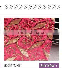 high quality elastic designs nylon lace fabric for curtains